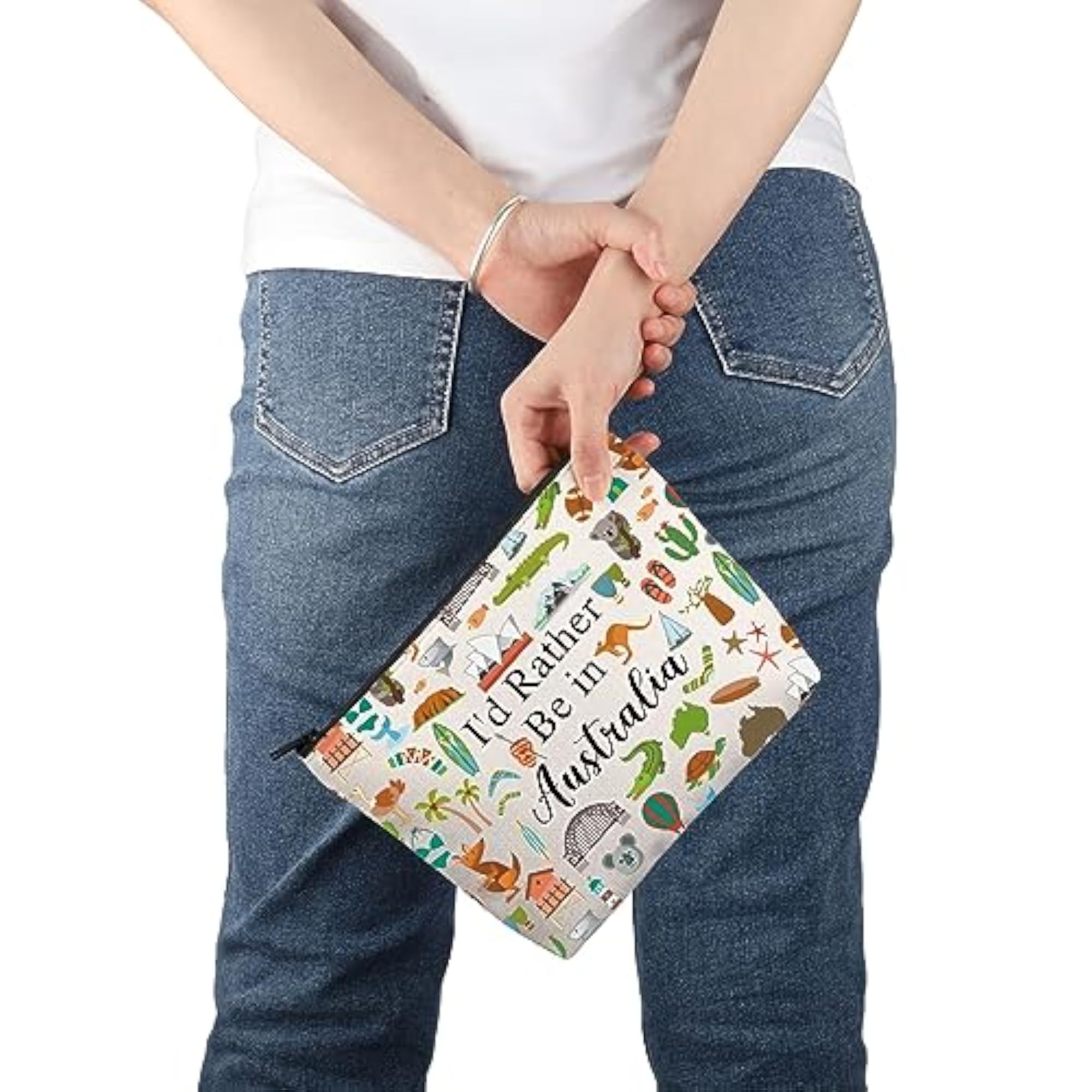 Australia Travel Makeup Bag, Vacation Gift