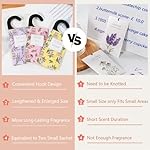 Large 12 Packs Lavender Hanging Closet Deodorizer Air Freshener Long Lasting Scented Sachets Smell Goods for House - Image 4
