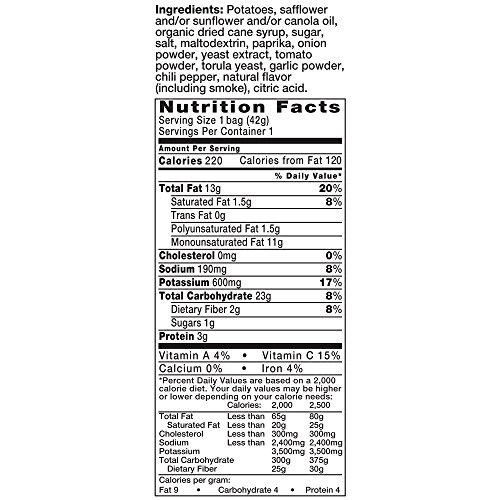 Image of Kettle Brand Potato Chips, Backyard Barbeque, Single-Serve 1.5 Ounce (Pack of 64)