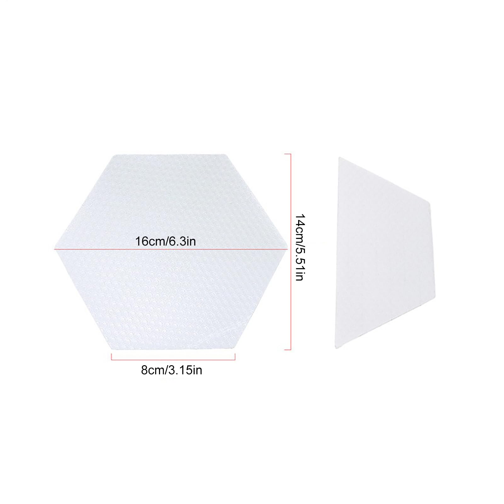 Grip Pad per tavola da surf, confezione da 20 cuscinetti di trazione per tavola da surf, 16 x 14 x 8 cm, pellicola protettiva, adesivi impermeabili per longboard, paddleboard