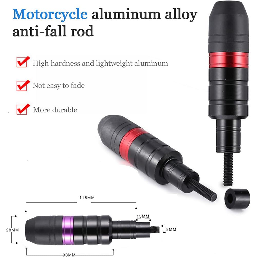 Protezioni Paramotore Moto per Triumph Trident 660,Tamponi Paratelaio Moto,paratelaio Protezioni Anticaduta Protector Caduta Protezione,Black