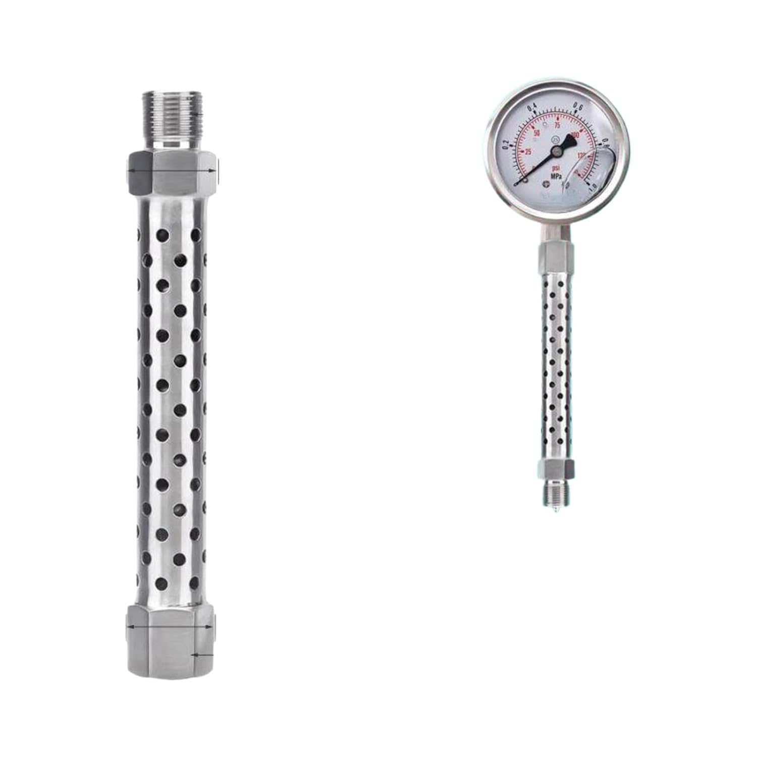 Pressure Gauge Radiator Transmitter Condensation Buffer Tube(Pressure Gauge Cooler 0-300 M20x1.5)