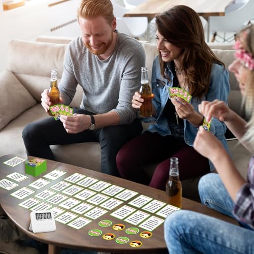 Qingspirits You'll Be Eliminated once You Laugh Game Funny Family Games for Kids Hilarious Charades Games for Teens Girl Boy Gifts Fun Card for Group Adults Family Game Nights Sleepover Party Supplies - Image 7