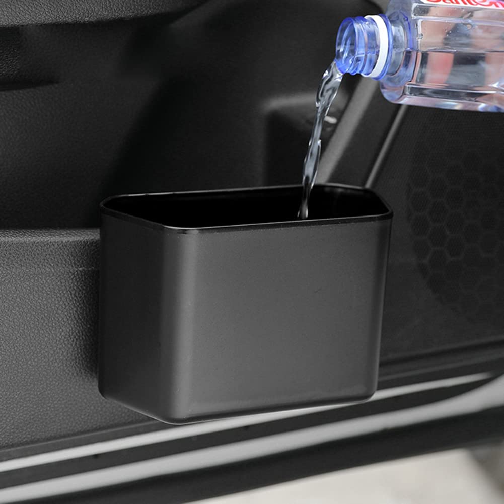 1 set pieghevole bidone della spazzatura per auto materiale ABS appeso cestino portaoggetti poggiatesta bidone della spazzatura pieghevole bidone della spazzatura per interni  34