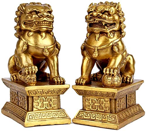 Statue Feng Shui en Laiton Idéale pour un Cadeau de Pendaison de Crémaillère