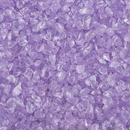 Fuchs dal 1895 - Pietre in Vetro Granulato, 4-10 mm, 1000 g Colori, Lilla.