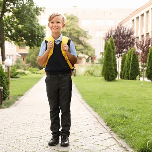 Pantalon d'école garçon pour la rentrée des classes confortable et résistant 2-13 ans