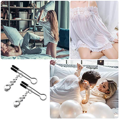 Artibetter – Grampos para mamilos de mamilo sem piercing para mamilo, brinquedos de estimulação dos
