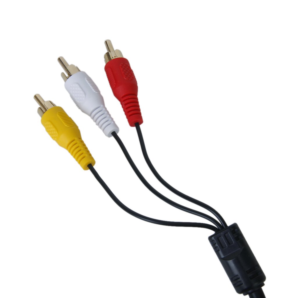 180cm Black AV Cable for Xbox