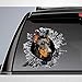 Dobermann-Fenster-Aufkleber, Auto-Aufkleber, 3D-Aufkleber, lustiger Auto-Aufkleber, Fenster-Aufkleber, Vinyl-Stoßstangenaufkleber, Laptop-Aufkleber