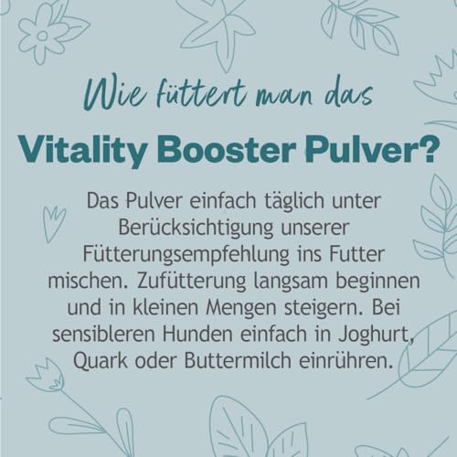GRAU - das Original - Hokamix Vitality Booster, 1er Pack (1 x 150 g), Ergänzungsfuttermittel für Hunde
