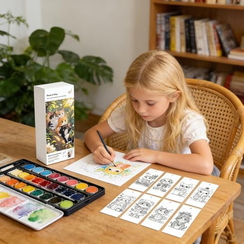 Livre de coloriage à l'eau réutilisable à l'infini avec son stylo