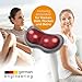 Beurer MG 149 Massagegerät, elektronisches Nacken-Rücken-Hals Massagekissen mit 4 Shiatsu-Massage-Köpfen und Wärmefunktion, fürs Büro und Zuhause