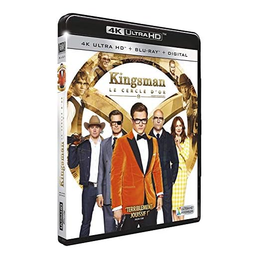 Kingsman : Le Cercle d'Or [Blu-ray] [4K Ultra HD + Blu-ray + Digital HD] [4K Ultra HD + Blu-ray + Digital HD] [4K Ultra HD + Blu-ray + Digital HD]