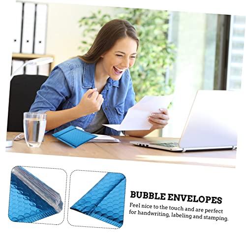 Tofficu 50 pçs Saco Bubble Express Poly Bubble Mailers Sacos auto-selados Envelopes de correspondênc