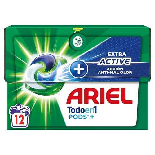 ARIEL PODS Todo en 1 Detergente Lavadora Liquido en Capsulas/Pastillas, 96 Lavados (8x12), Jabon Limpieza Profunda, Mas Defensa Activa Contra el Olor