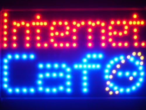ADVPRO led018-r Internet Cafe Bar LED Neon Business Light Sign