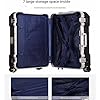 Large Capacity Suitcase With Wheels Tsa Customs Lock Suitcase Compression Trolley Suitcase Suitable For Travel And Vacation