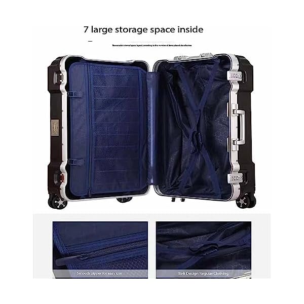 Large Capacity Suitcase With Wheels Tsa Customs Lock Suitcase Compression Trolley Suitcase Suitable For Travel And Vacation