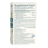 Himalaya Organic Ashwagandha (Indian Ginseng), 60 Day Supply, Herbal Supplement for Stress Relief, Energy Support, Occasional Sleeplessness, Certified Organic, Vegan, Gluten Free, 670 mg, 60 Caplets - Image 2