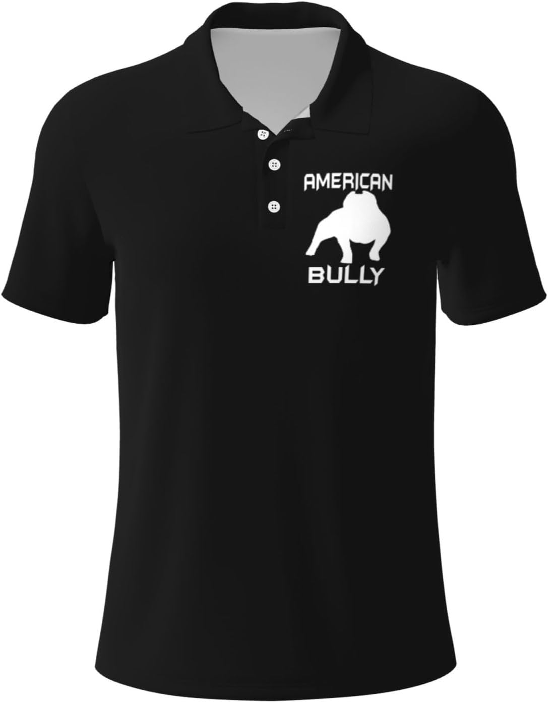 American Bully Men's Polo Shirts — Short-Sleeve, Casual, Breathable Polo Tees