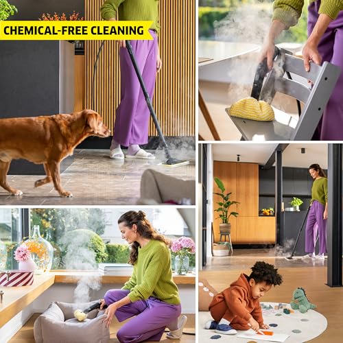 image for Kärcher Steam Cleaner, Multi Purpose, Power Steamer, Chemical-Free, 4