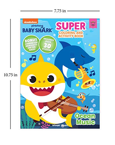 Image of Pinkfong Baby Shark - Ocean Music : Super Coloring and Activity Book