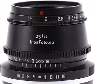 TTArtisan 35mm f1.4 APS-C Metal Bodied Lens Compatible with Fuji FX Mount - Black