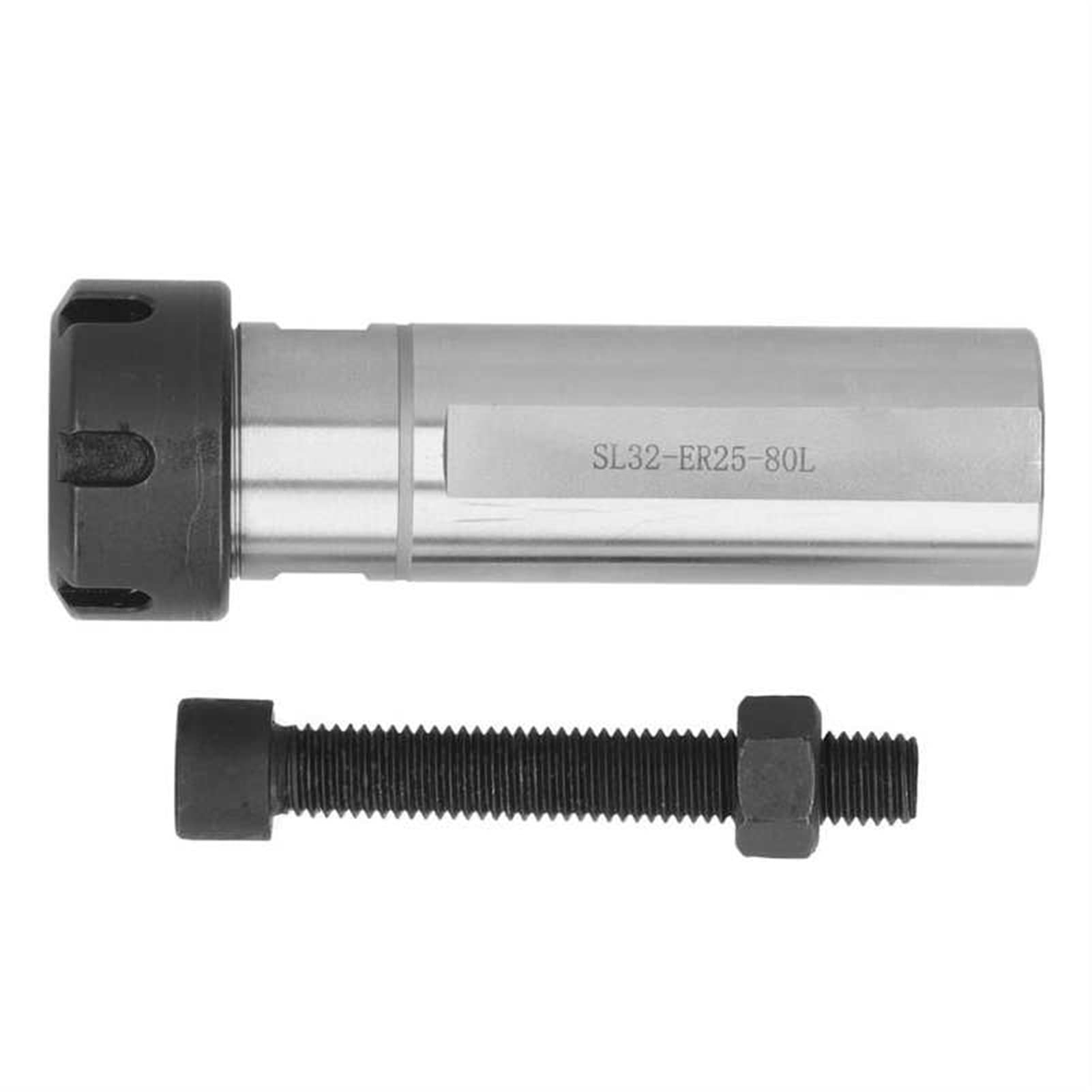 Uchwyt tokarski, Uchwyt do uchwytu Collet Prosto Shank Ruch CNC. Narzędzie gwintowania maszyn tokarskich SL32 ER25 80L. narzędzia magnetycznego