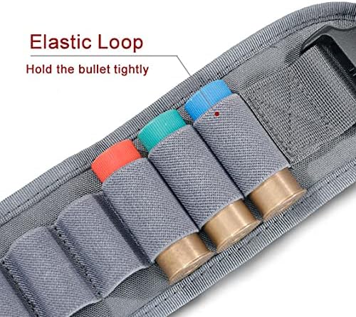 Miniatura 4 de EXCELLENT ELITE SPANKER 24 Rondas Escopeta Conchas Bandolier Escopeta Shell Soporte de hombro Escopeta Escopeta Cinturón Bandolier