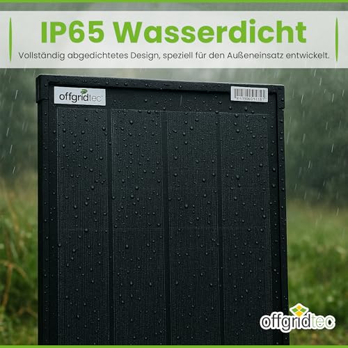 Offgridtec OLP 10W Solarpanel 12V Schindeltechnologie PERC V2