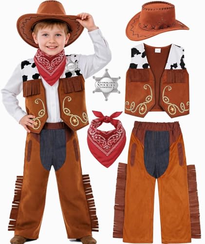 Disfraz de Vaquero para Niños 8-10 Años miniatura 1