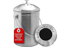 EPICA Odorless Countertop Compost Bin for Indoor Composting