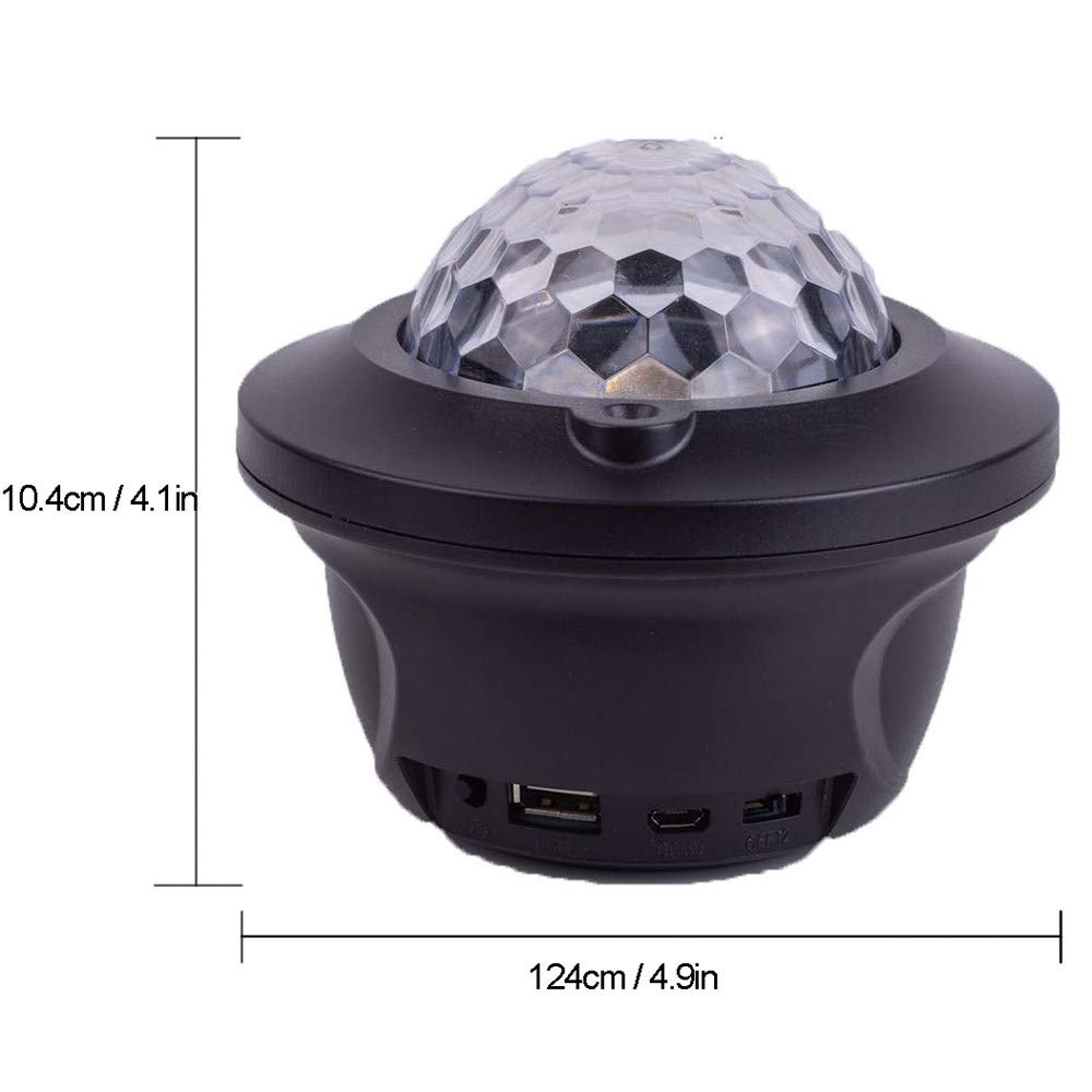 LED Sternenhimmel Projektor Baby Nachtlichter & schlummerleuchten für Kinder, Projektor Lampe Ozean mit Fernbedienung und Timer, Bluetooth Lautsprecher