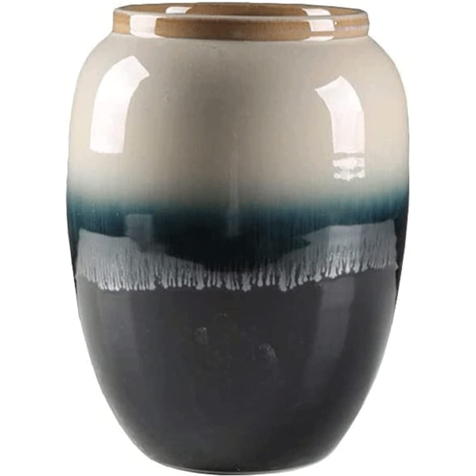 Ngdfgr As Known Fashion Chinese Ceramic Vase Modern Exquisite Flower Vases Countertop Chinese Style Hydroponic Craft Office Restaurant Decoration Decoration (B),B