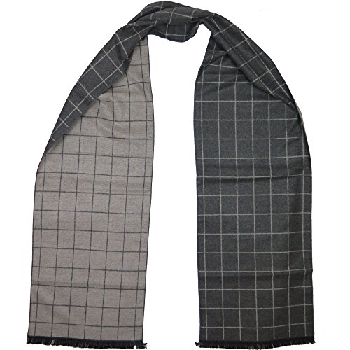 Debra Weitzner Mens Womens Cashmere Feel Winter Scarf Soft 100% Cotton Fashion Scarves2