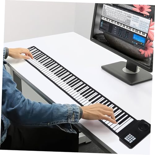 ifundom 88 Rouleaux Piano 88 Touches Roulées à La Main Instrument De Musique Piano Piano Électronique Roulé à La Main Piano Pliable 88 Touches Piano Portatif Gel De Silice Black - Les Beatles, Paul McCartney, John Lennon, RIngo Starr, George Harrison ifundom 88 Rouleaux Piano 88 Touches Roulées à La Main Instrument De Musique Piano Piano Électronique Roulé à La Main Piano Pliable 88 Touches Piano Portatif Gel De Silice Black – Image 5