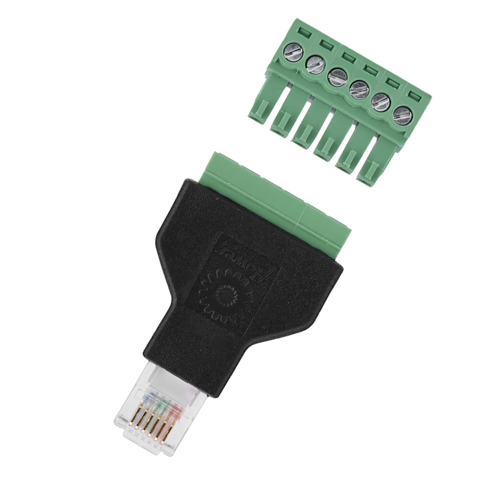 VBESTLIFE Connettore RJ12 6P6C Maschio-Maschio A 6 Pin Con - Foto 2