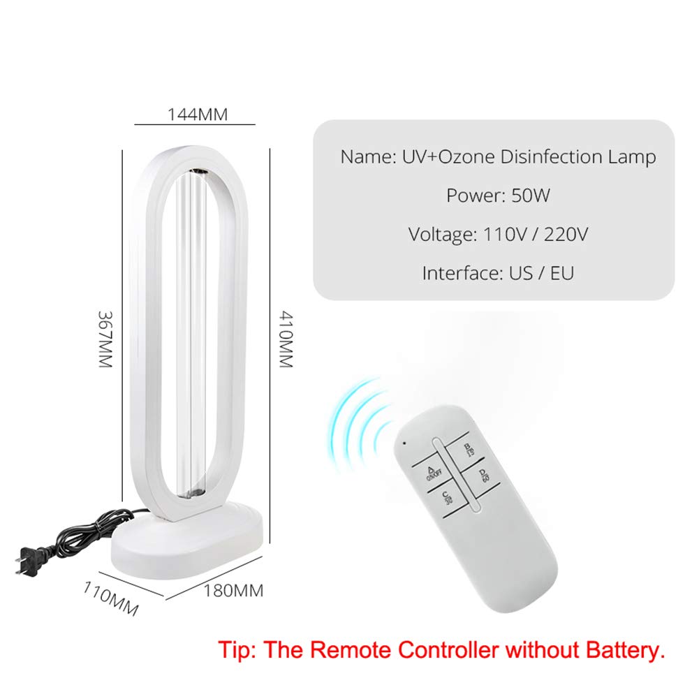 3-bloque temporizador de la lámpara UV, ozono cuarzo UVC esterilizador ultravioleta portátil de luz LED de limpieza del hogar para Cuidados en el hogar Iluminación de interior con el enchufe