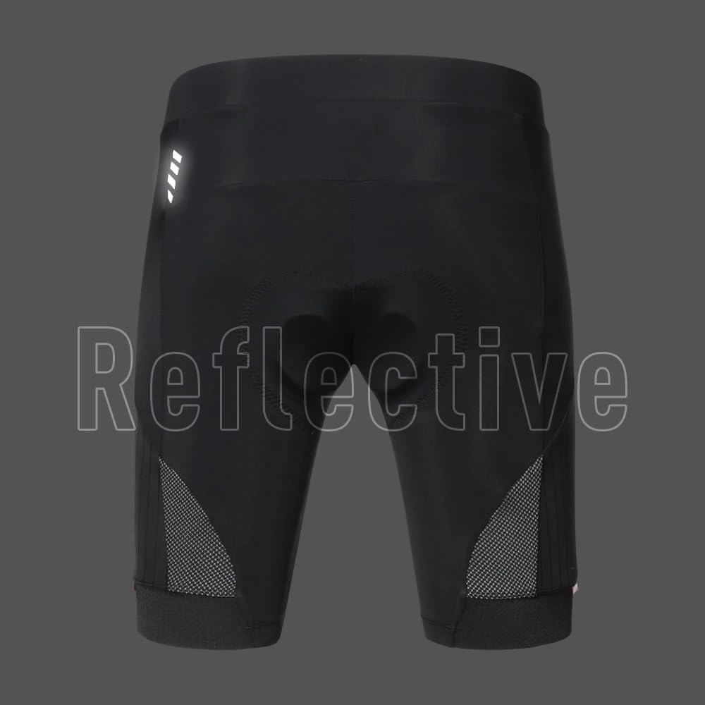 Radhose Radlerhose Damen, atmungsaktiv, Damen-Radlerhose, Sommer, schnell trocknend, Biker-Kissen, gepolstert, Straßenreiten, hohe elastische Kurze Hose