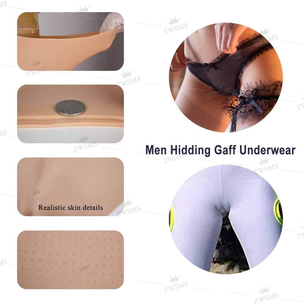 Silicone Panty Transgender Hiding Gaff Brief Buttock Butt Shaper Control Shorts Men's Underwear for Cosplay