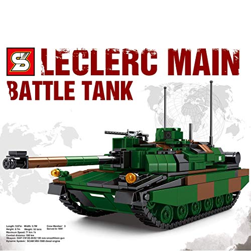 YPZ Technik Panzer Bausteine, T-14 Armata Main Battle Tank Modellbausatz Panzer, Militär Panzer Bausatz Klemmbausteine… – Bild 4