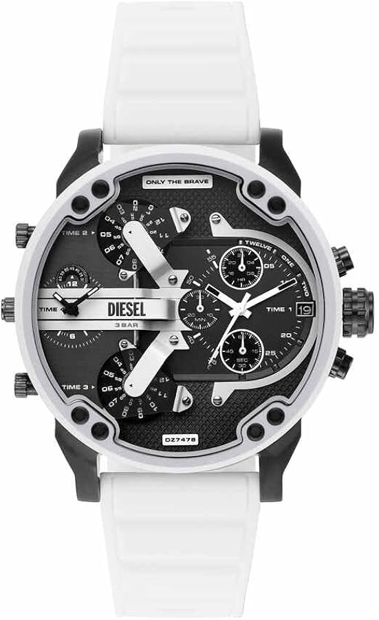 美品】 Diesel Mr. Daddy 2.0 クロノグラフ ステンレス Amazon.co.jp