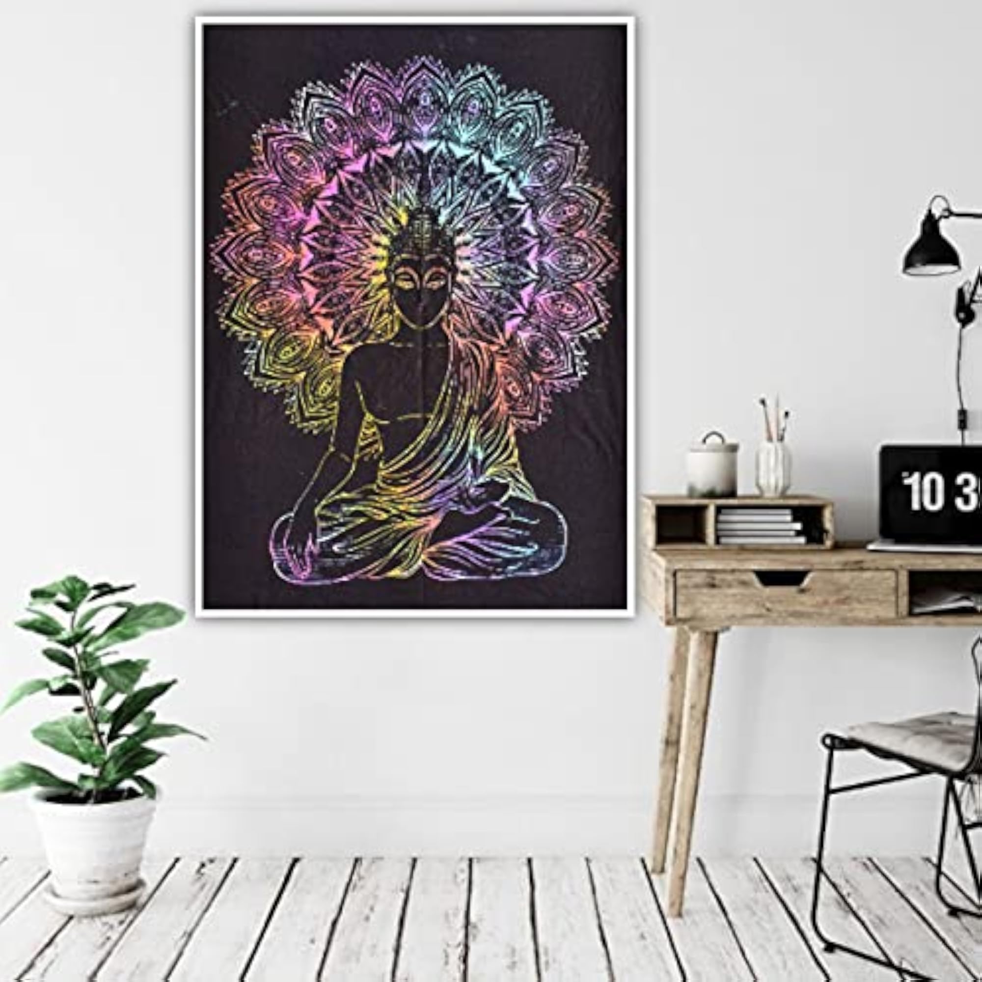Gautama Tapestry Wall Hanging, Cotton Poster