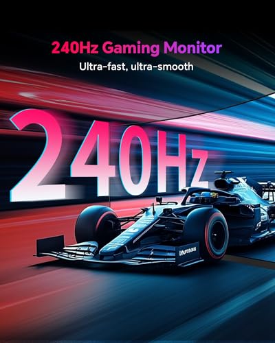 Image of KTC 32 Inch 240Hz Curved Gaming Monitor, 2K 1440P PC Computer Monitor 1000R, 1ms (MPRT), 4000:1 Contrast, 122%sRGB, Adaptive Sync, HDMI Display Port, Tiltable, VESA Mount, H32S25E