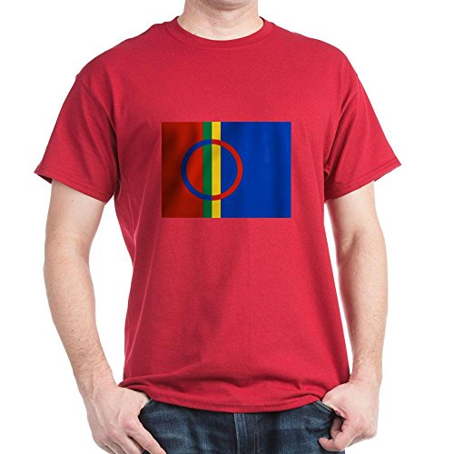 CafePress Sami Flag Dark T Shirt Men's Traditional Fit Casual T-Shirt