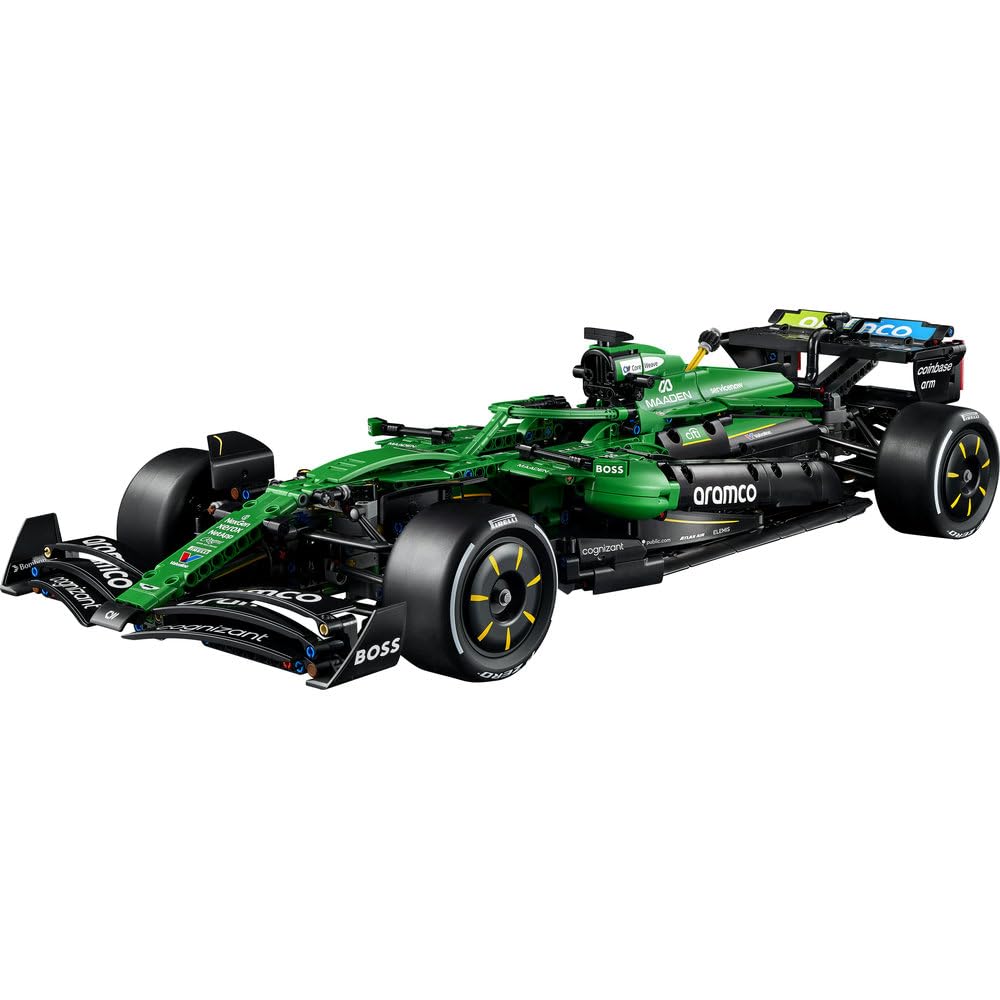 LEGO Technic Bolid F1 Aston Martin Aramco AMR25 42240 | Model wyścigowy F1, klocki konstrukcyjne Technic dla dorosłych, prezent dla fana motoryzacji, 1547 elementów