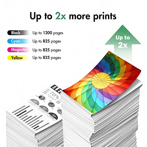 910Xl Ink Cartridges Combo Pack Replacement For Hp Ink 910 Xl Compatible With Officejet Pro 8020 8025 8028 8035 8030 8010 8015 8018 8022 Printer (1 Black,1 Cyan,1 Magenta,1 Yellow) #TOP2