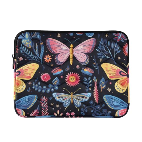 Funda para Laptop 13-14 pulgadas con Diseño de Mariposas miniatura 1