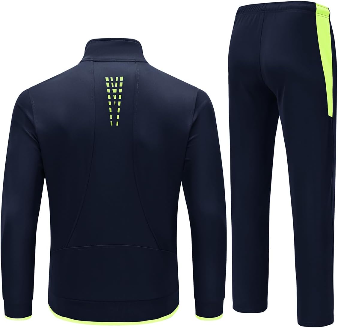 BASUDAM Men's Tracksuits Sweatsuits Set Sweat Track Suits for Men 2 Piece Warm Up Full Zip Athletic Casual Sports Activewear - Image 2